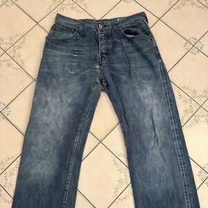 Dark blue vintage Guess denim jeans straight fit